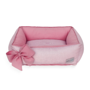Cama Conforto Quadriculada Rosa