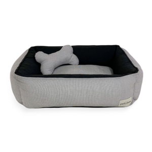 Cama Conforto Quadriculada Preta