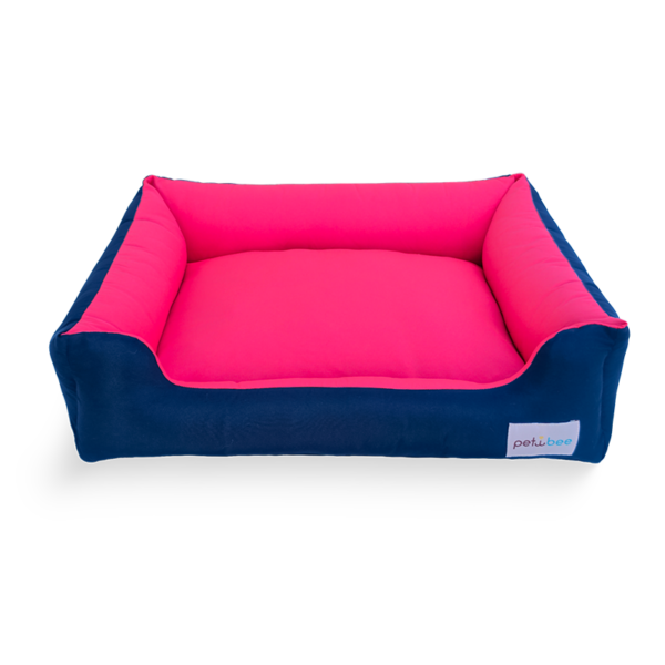 Cama Colors Marinho e Pink Flúor