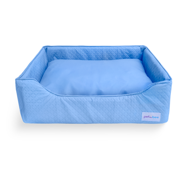 Cama Europa Retangular Delicata Azul