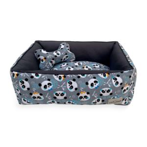 Cama Conforto Pandas Cinza