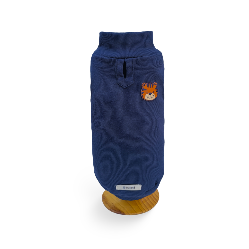 Regata Canelada Marinho Tigre